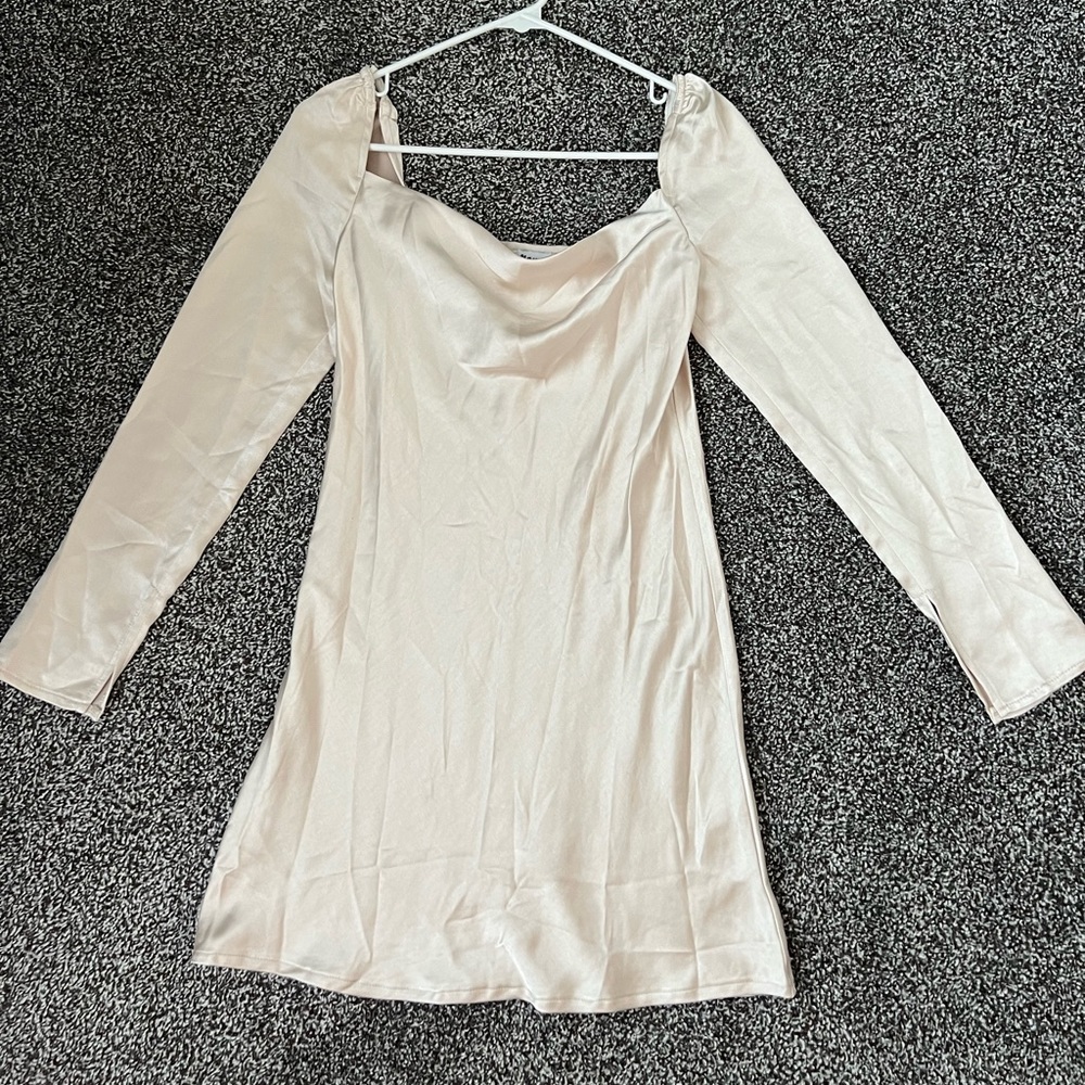 White mini dress